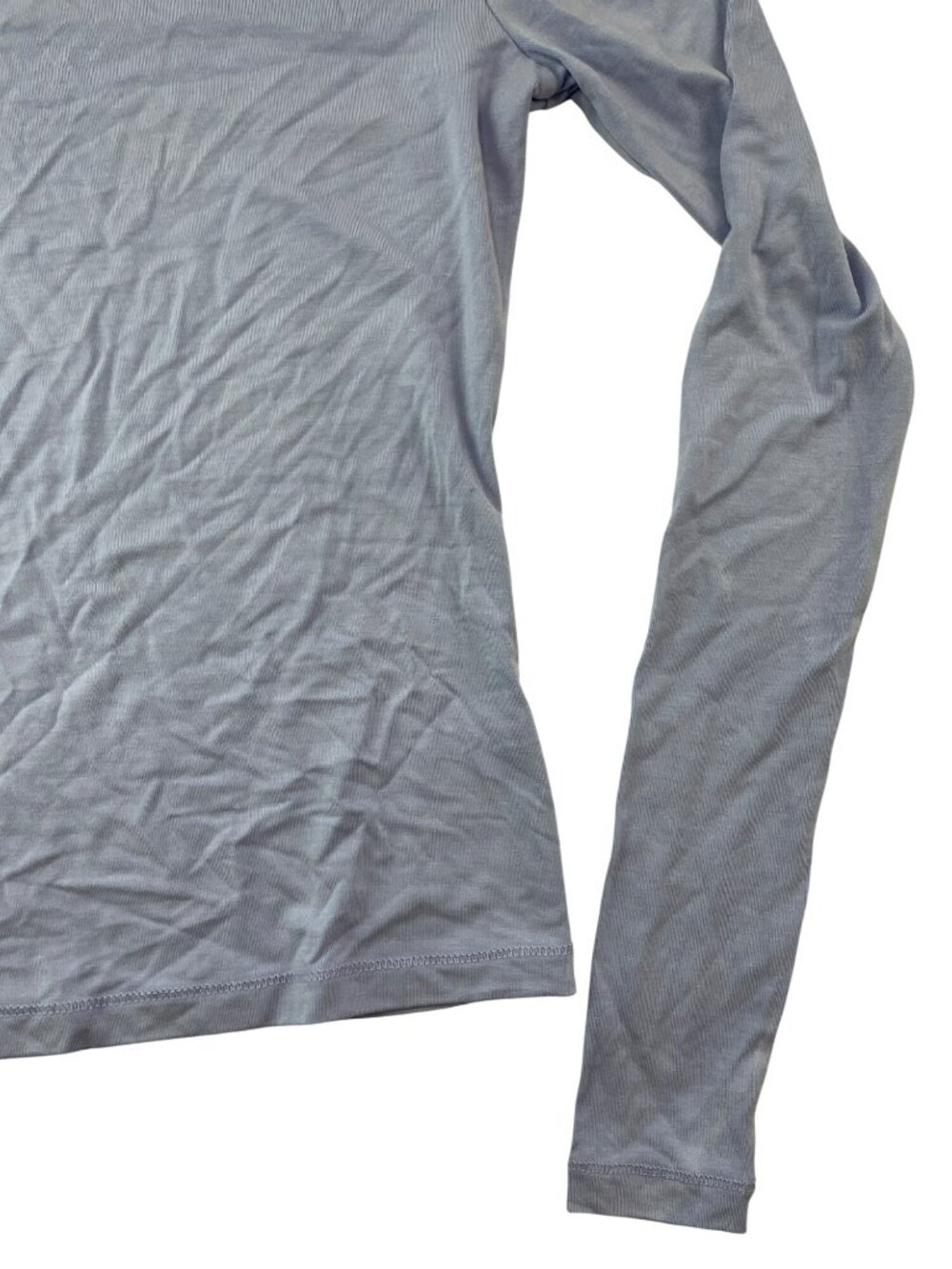 Garage Smooth Crewneck Lavender Long Sleeve Top Modal Blend Wmn's Sz XS $35 NWT - Picture 2 of 5